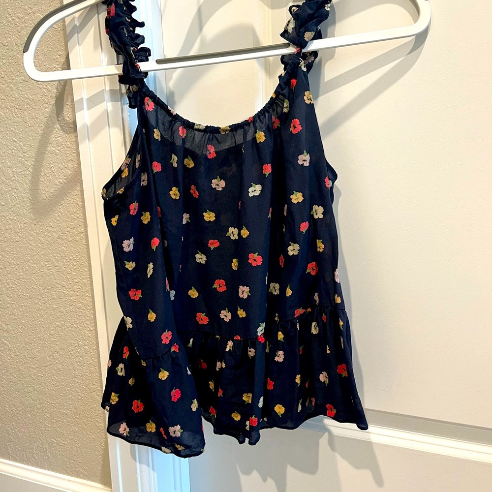 Madewell floral tank